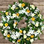 Corona de flores Zarza