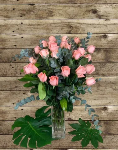 Ramo-de-rosas-rosa